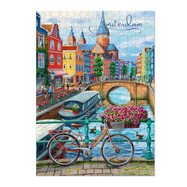 Пазли - Пазл DoDo Cities Medium-M Амстердам​ 300 елементів (300646)#2
