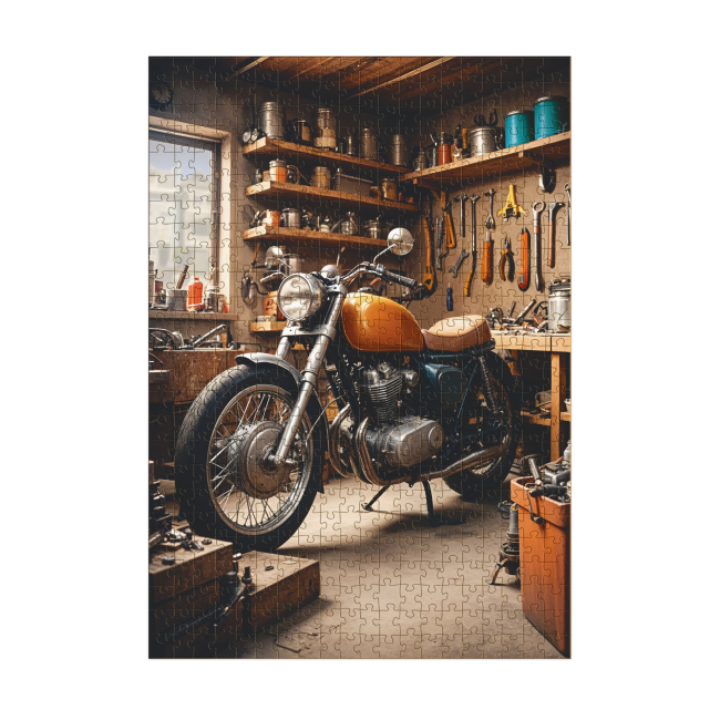 Пазлы - Пазл DoDo Transport Medium-L Мотоциклетный гараж 500 элементов (300651)#2