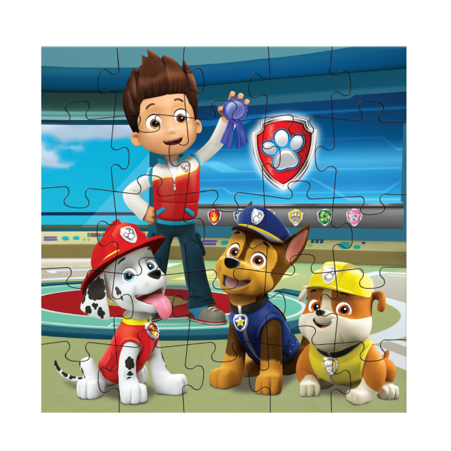 Пазли - Пазл DoDo Paw Patrol Готові до роботи 3 в 1 (200579)#3