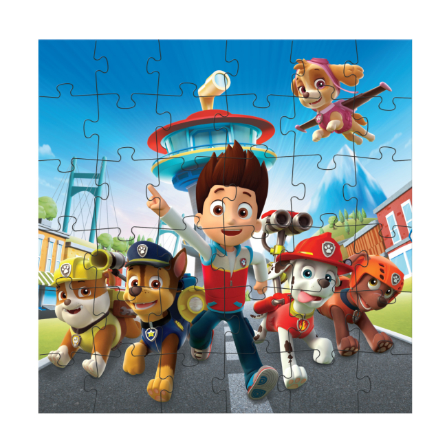 Пазли - Пазл DoDo Paw Patrol Готові до роботи 3 в 1 (200579)#4