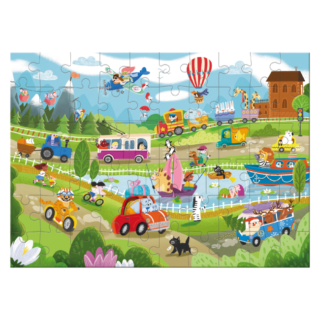 Пазлы - Виммельпазл DoDo Чудо-транспорт 60 элементов (300660)#2