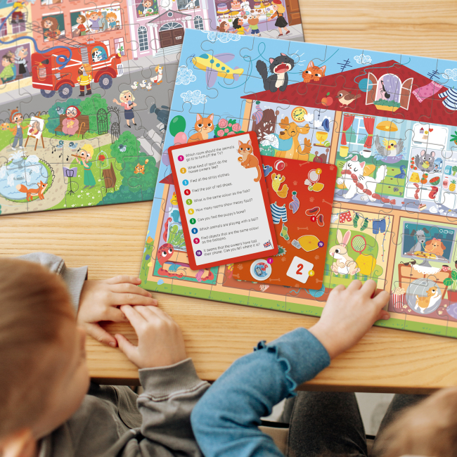 Пазли - Віммельпазл DoDo Містечко професій 60 елементів (300662)#4