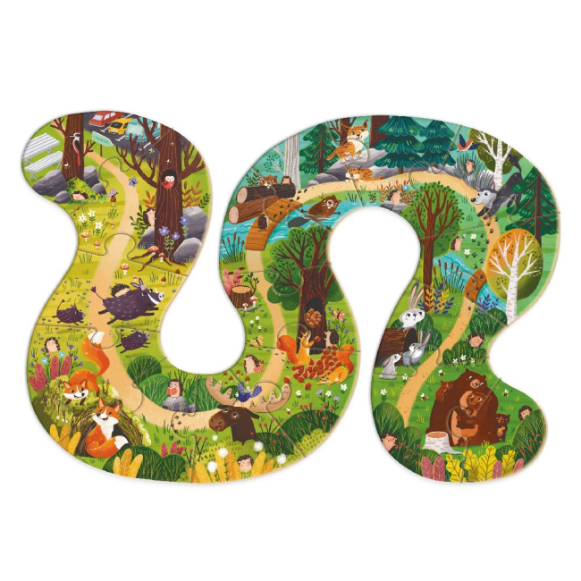 Пазли - Пазл DoDo Хто живе в лісі? (300608)#2