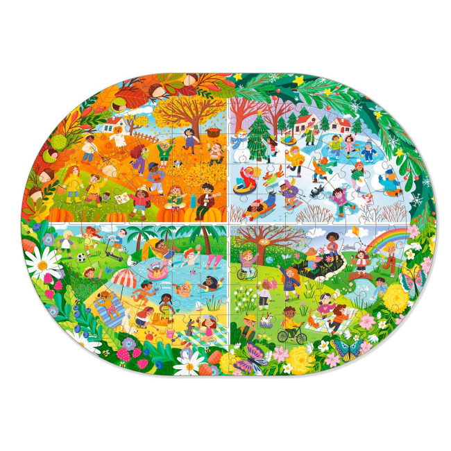 Пазли - Пазл DoDo Увесь рік 100 елементів (300607)#2