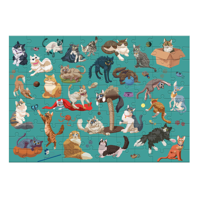 Пазли - Пазл DoDo Кумедні коти 100 елементів (300626)#2