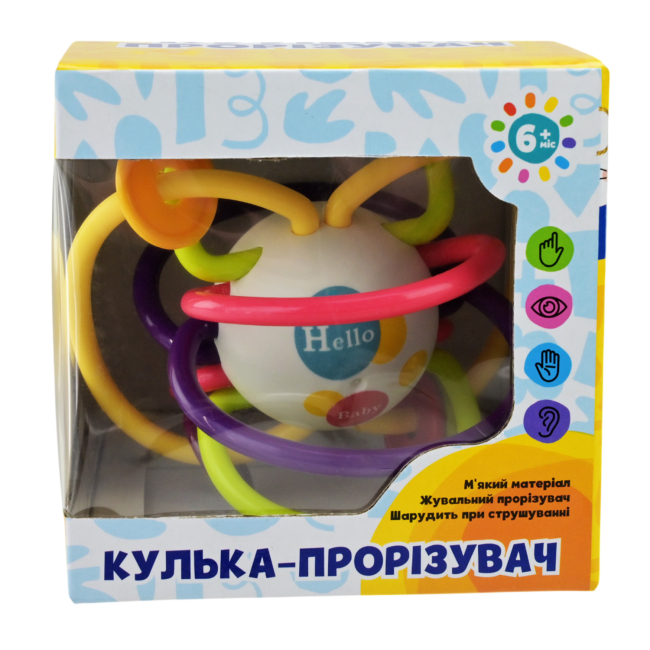 Брязкальця, прорізувачі - Брязкальце Сонячний зайчик Тактильне (PL-724-92)#2