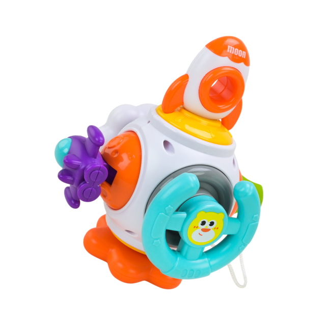 Развивающие игрушки - Развивающая игрушка Сонячний зайчик Веселая поездка (PL-724-94)#2