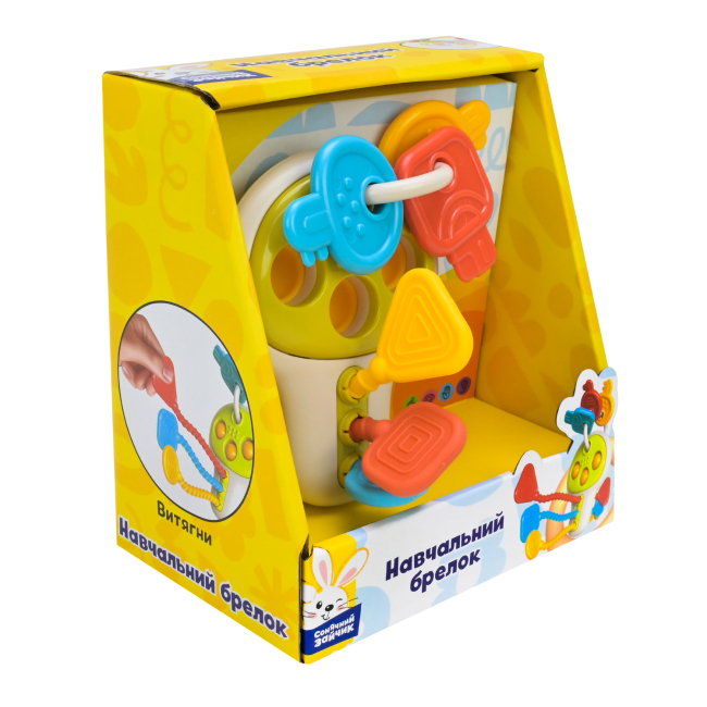 Развивающие игрушки - Развивающая игрушка Сонячний зайчик Учебный брелок (PL-724-79)#2
