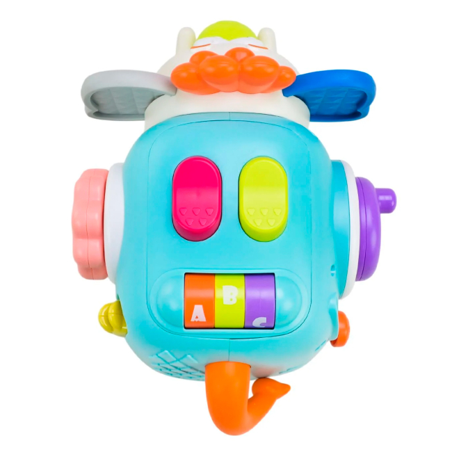 Развивающие игрушки - Бизикуб Сонячний зайчик Тактильный слоненок (PL-724-103)#3