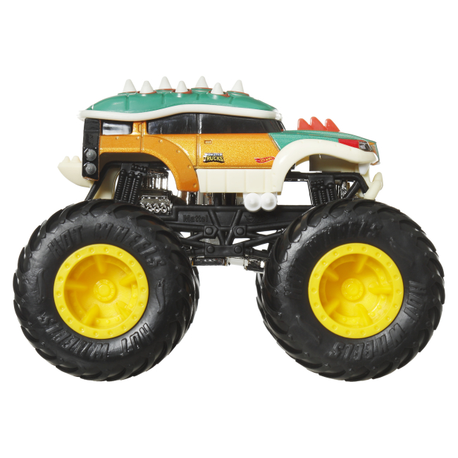 Автомодели - Набор автомоделей Hot Wheels Monster trucks Donkey kong vs Bowser (FYJ64/JCC73)#5