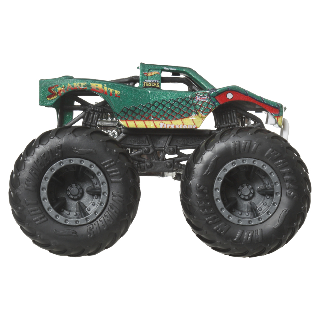 Автомоделі - Набір автомоделей Hot Wheels Monster trucks Snakebite vs Bigfoot (FYJ64/JCC74)#3