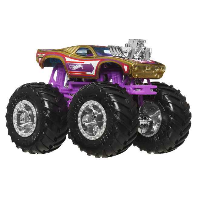 Автомодели - Набор автомоделей Hot Wheels Monster trucks Dodge charger vs Rodger dodger (FYJ64/JCC79)#4