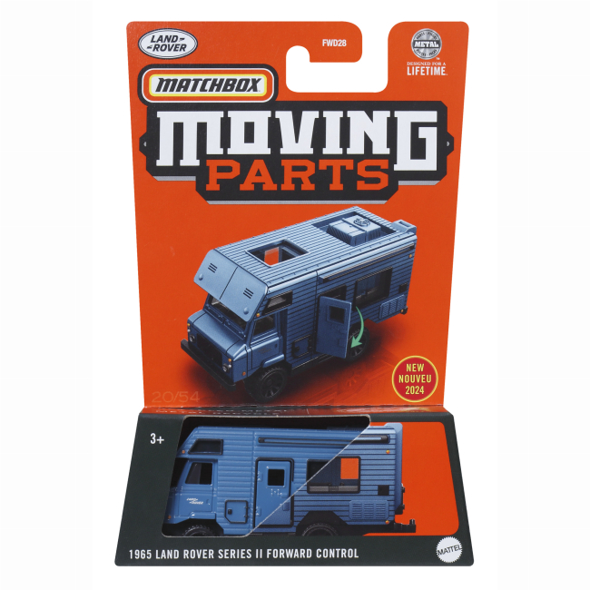 Транспорт и спецтехника - Автомодель Matchbox Moving parts 1965 Land rover Series II Forward control (FWD28/HVM81)#4