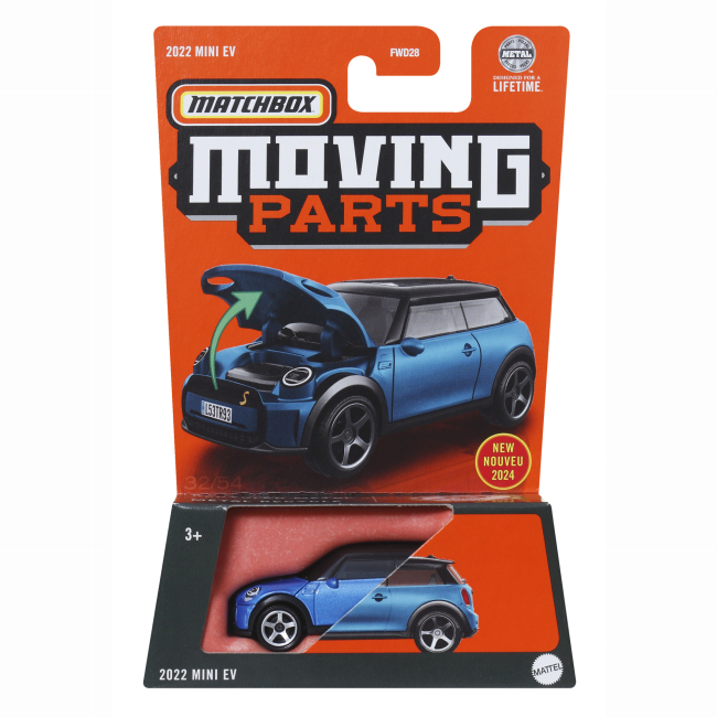 Автомоделі - Автомодель Matchbox Moving parts 2022 Mini EV (FWD28/HVM80)#4