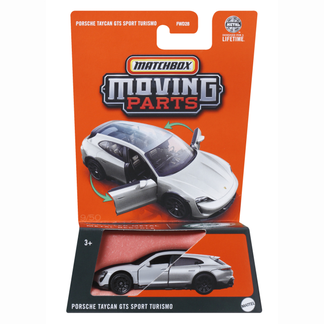 Автомоделі - Автомодель Matchbox Moving parts Porsche Taycan GTS Sport turismo (FWD28/JBW75)#4