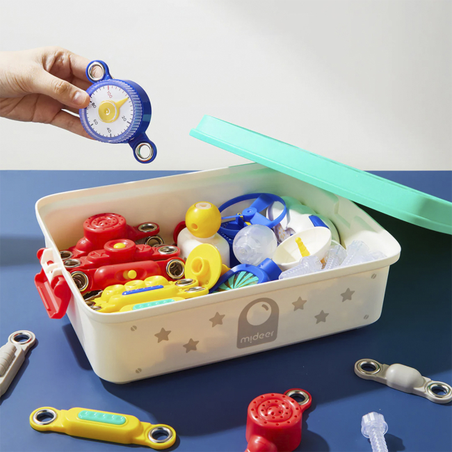 Наукові ігри, фокуси та досліди - Набір Mideer Маленький електротехнік Запуск ракети (MD3402)#5