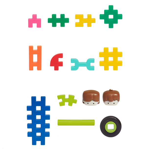 Конструктори з унікальними деталями - Конструктор Mideer Блоки-вафлі (MD1582)#2