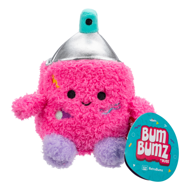Персонажи мультфильмов - Мягкая игрушка Bum Bumz Poolside Bumz Лак для волос Хелена 11 см (RBBZ00700)#2