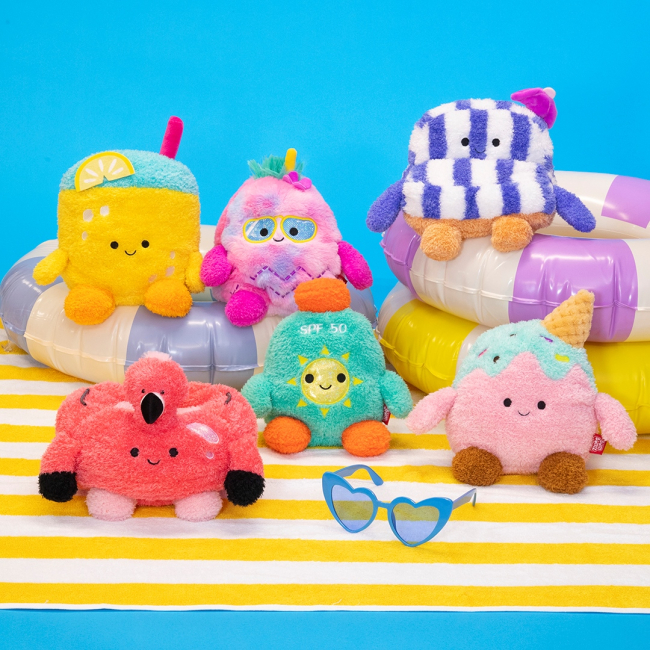 Персонажи мультфильмов - Мягкая игрушка Bum Bumz Poolside Bumz Тропический напиток Доусон 11 см (RBBZ00718)#6