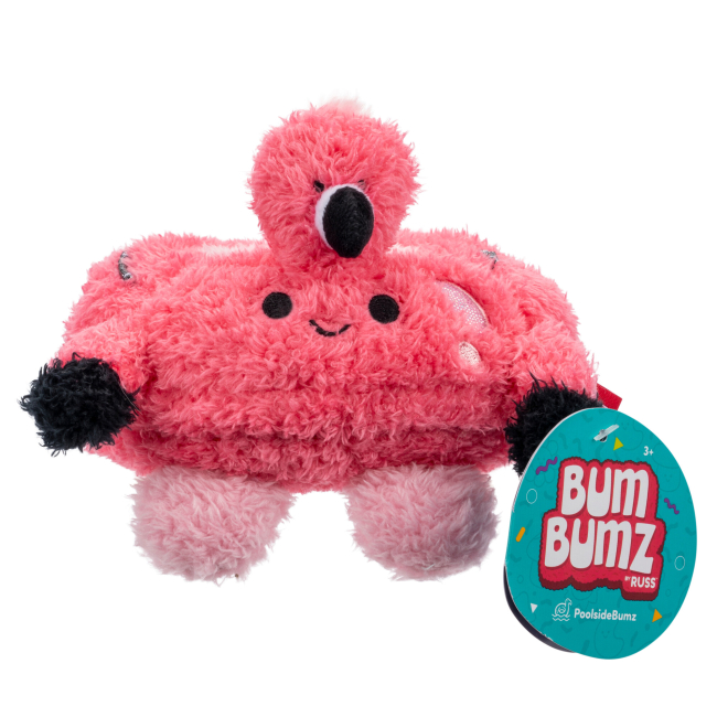 Персонажі мультфільмів - М'яка іграшка Bum Bumz Poolside Bumz Тюб фламінго Тамара 11 см (RBBZ00721)#2