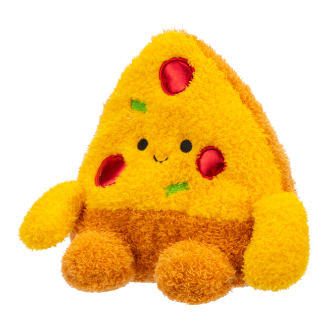 Персонажи мультфильмов - Мягкая игрушка Bum Bumz Takeout Bumz Пицца Пэт 19 см (RBBZ00490)#3