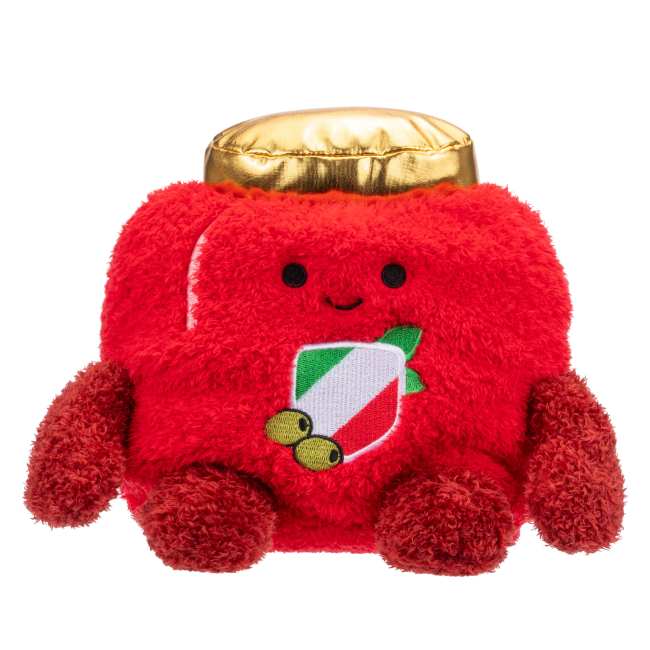 Персонажи мультфильмов - Мягкая игрушка Bum Bumz Takeout Bumz Банка с красным соусом Серафина 19 см (RBBZ00493)#2