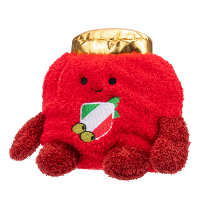 Персонажи мультфильмов - Мягкая игрушка Bum Bumz Takeout Bumz Банка с красным соусом Серафина 19 см (RBBZ00493)#3