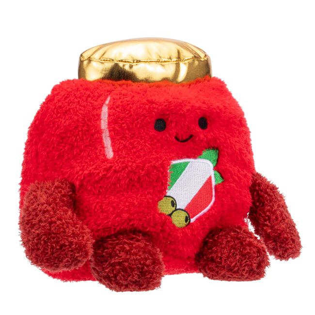 Персонажи мультфильмов - Мягкая игрушка Bum Bumz Takeout Bumz Банка с красным соусом Серафина 19 см (RBBZ00493)#4