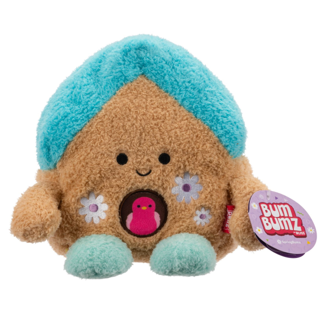 Персонажи мультфильмов - Мягкая игрушка Bum Bumz Spring Bumz Скворечник Блэр 19 см (RBBZ00465)#5