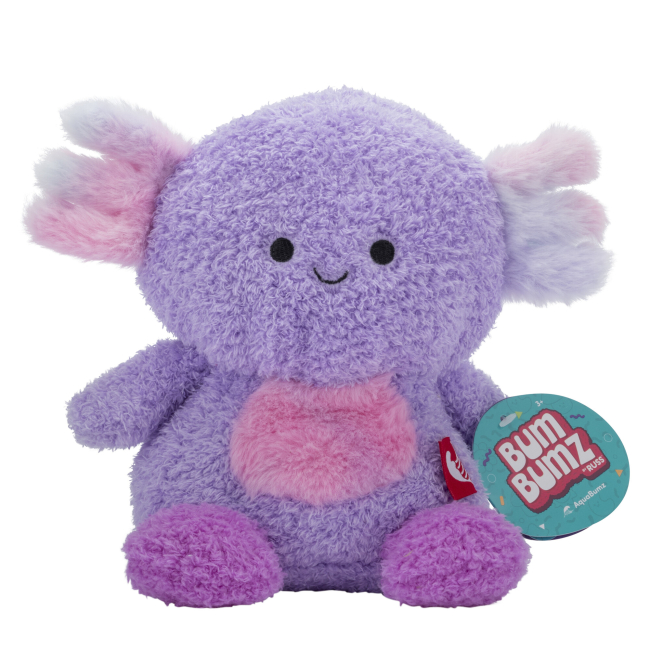 Мягкие животные - Мягкая игрушка Bum Bumz Aqua Bumz Аксолотль Алайна 19 см (RBBZ00453)#5