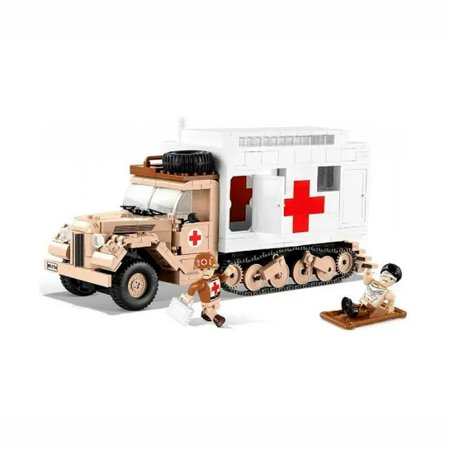 Конструкторы с уникальными деталями - Конструктор Cobi Полугусеничная санитарная машина Мул 535 деталей (COBI-2518)#2