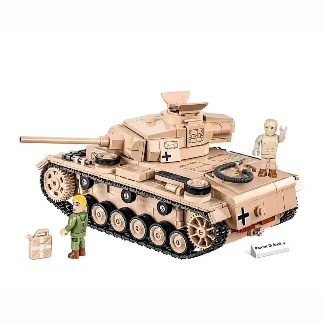 Конструктори з унікальними деталями - Конструктор Cobi Друга Світова Війна Танк Panzer III 780 деталей (COBI-2562)#2