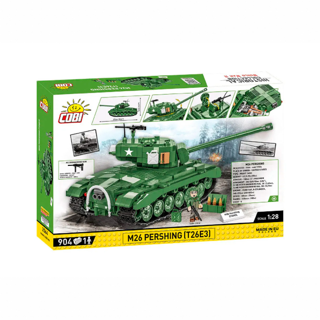 Конструктори з унікальними деталями - Конструктор Cobi Танк M26 Pershing 904 деталі (COBI-2564)#3