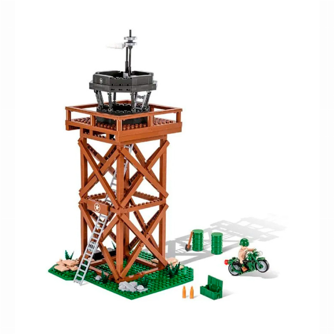 Конструктори з унікальними деталями - Конструктор Cobi Company of Heroes 3 USA Центр Авіапідтримки 652 деталі (COBI-3042)#2