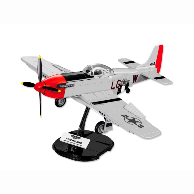 Конструктори з унікальними деталями - Конструктор Cobi Топ Ган 2 Винищувач P-51 Мустанг 262 деталей (COBI-5806)#2