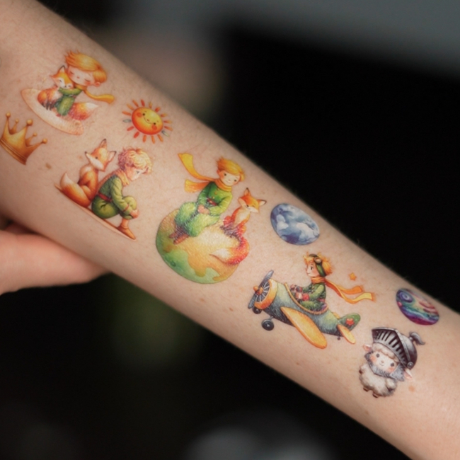 Косметика - Набор тату Arley Sign Маленький принц (2209)#2