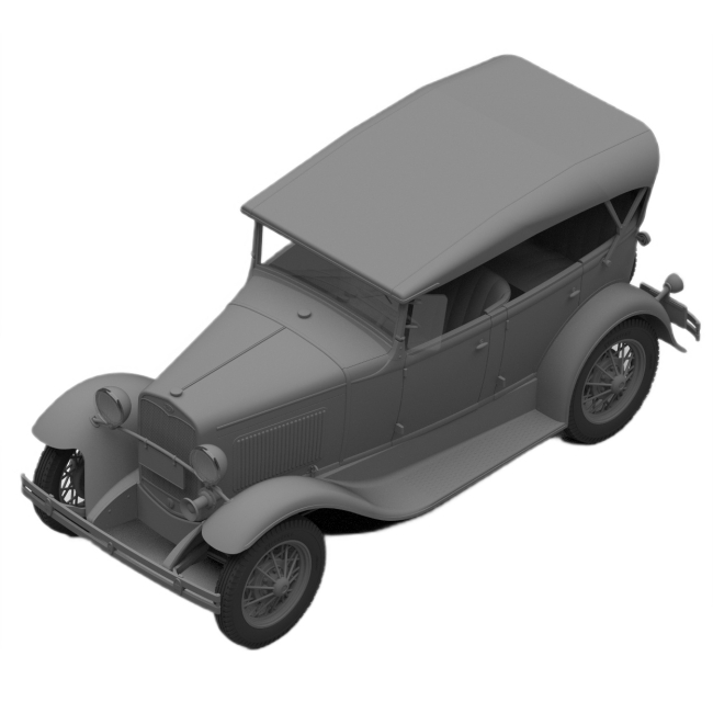 Конструкторы с уникальными деталями - Конструктор ІСМ Американский легковой автомобиль A Standard Phaeton с мягким верхом 1930-е года (24050) #2
