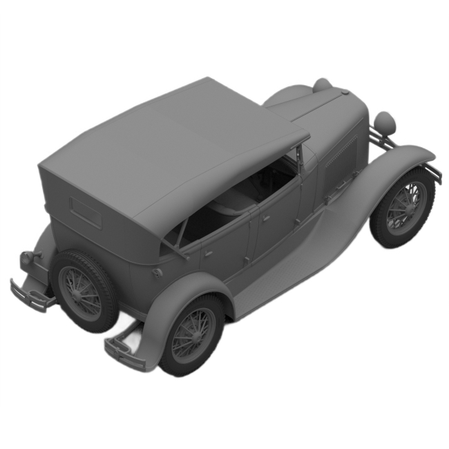 Конструкторы с уникальными деталями - Конструктор ІСМ Американский легковой автомобиль A Standard Phaeton с мягким верхом 1930-е года (24050) #3