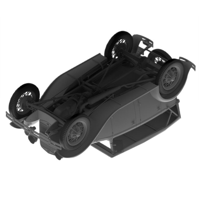 Конструкторы с уникальными деталями - Конструктор ІСМ Американский легковой автомобиль A Standard Phaeton с мягким верхом 1930-е года (24050) #5