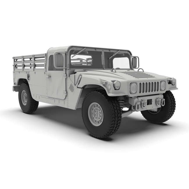 Конструктори з унікальними деталями - Конструктор ІСМ Транспортер вантажів Humvee M1097A2 (35436)#2