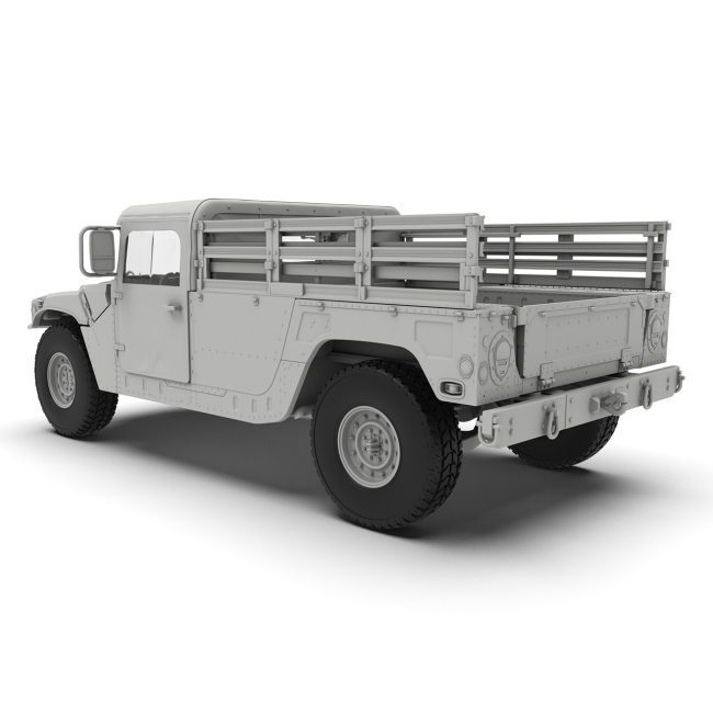 Конструктори з унікальними деталями - Конструктор ІСМ Транспортер вантажів Humvee M1097A2 (35436)#3