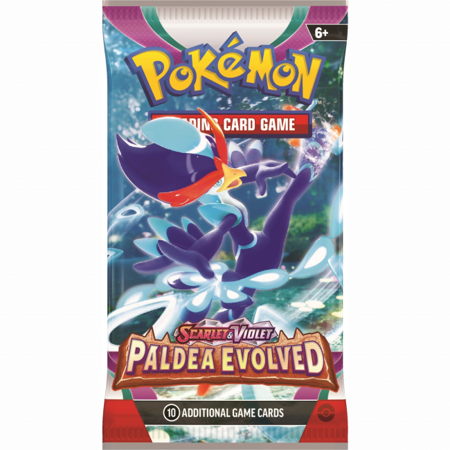 Настільні ігри - Настільна гра Pokemon SV02 Paldea Evolved Booster бустер пак в асортименті (185-85349)#6