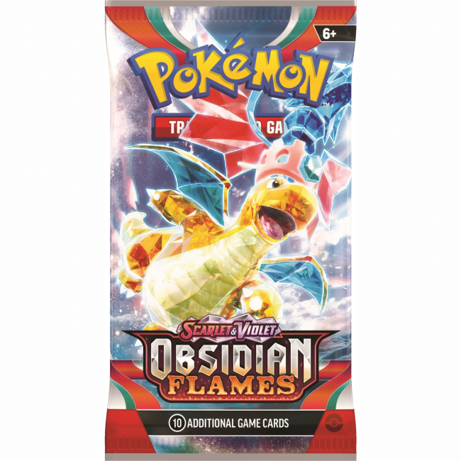 Настольные игры - Настольная игра Pokemon SV03 Obsidian Flames Booster бустер пак в ассортименте (186-85374)#4