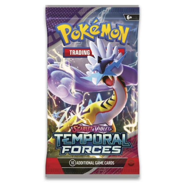 Настільні ігри - Настільна гра Pokemon SV05 Temporal Forces Booster бустер пак в асортименті (188-85639)#4