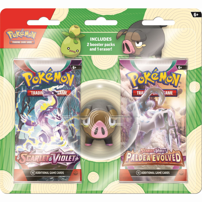 Настільні ігри - Настільна гра Pokemon Back to School Eraser Blister 1 шт (290-85249)#2