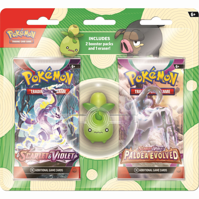 Настільні ігри - Настільна гра Pokemon Back to School Eraser Blister 1 шт (290-85249)#3