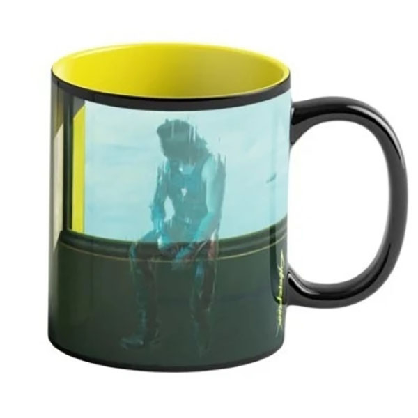 Чашки, склянки - Термочутлива чашка GoodLoot Game Art Chronicles Cyberpunk 2077 V and Edward Hopper (5908305247647)#2