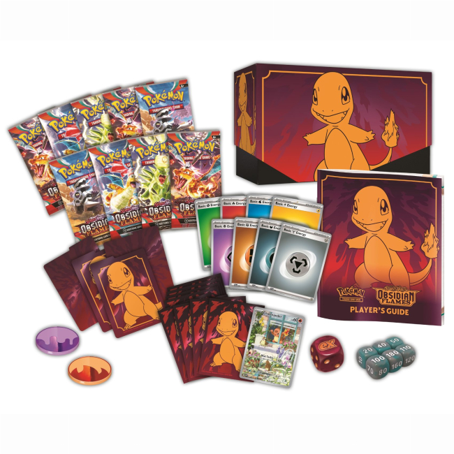 Настільні ігри - Настільна гра Pokemon SV03 Obsidian Flames Elite Trainer Box (186-85391)#2