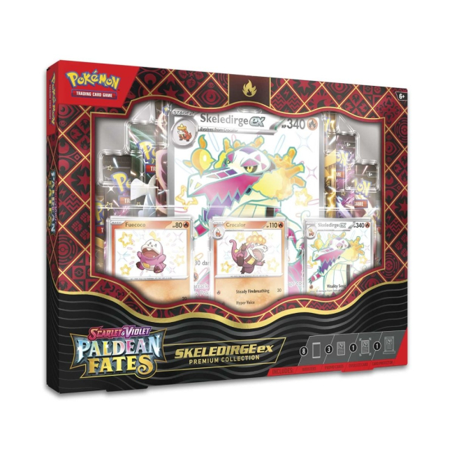 Настільні ігри - Настільна гра Pokemon SV4.5 Paldean Fates Premium Collection 1 шт (290-85961)#3