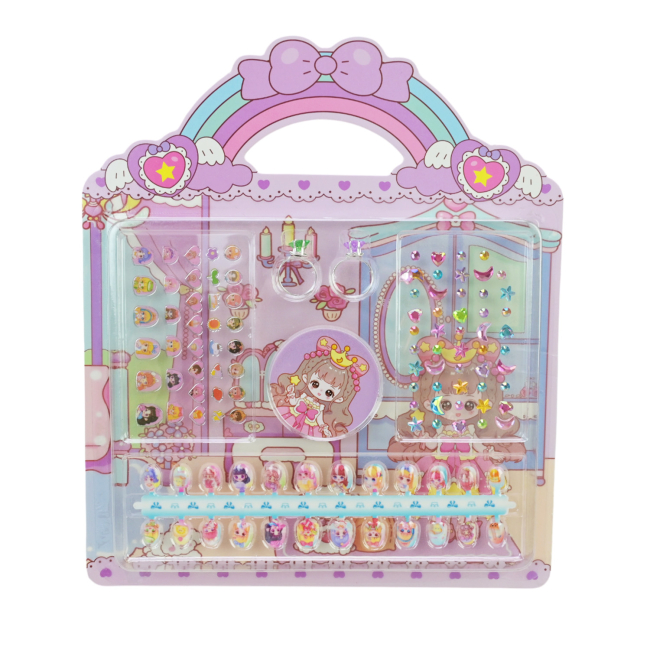 Косметика - Набор для маникюра Країна Іграшок Ногти и наклейки в ассортименте (NL101)#2